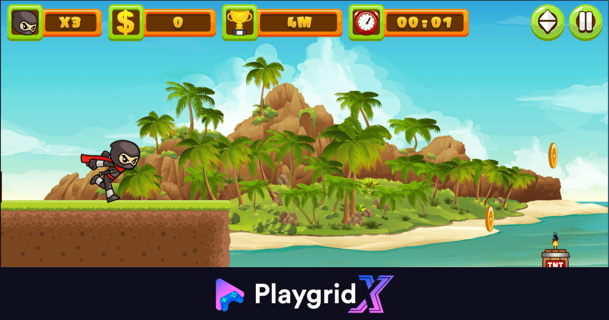Ninja Run banner